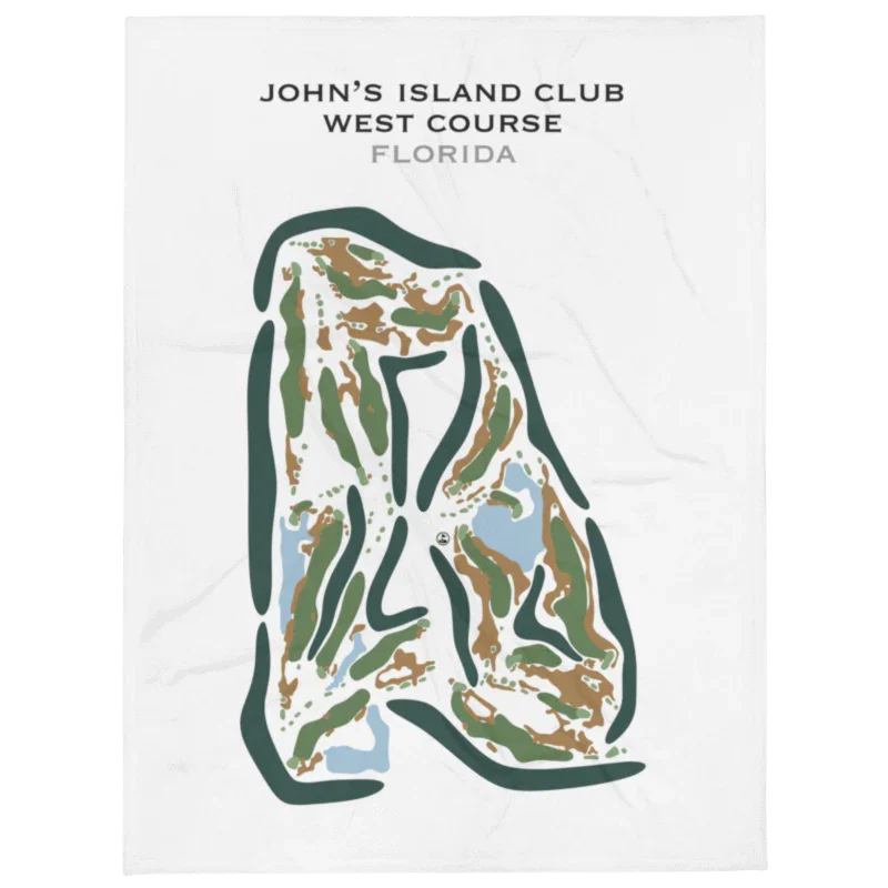 John's Island Club West Course, Florida - Printed Golf Course