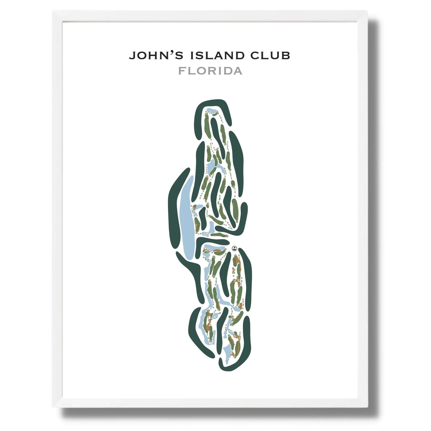 John's Island Club, Florida - Printed Golf Courses