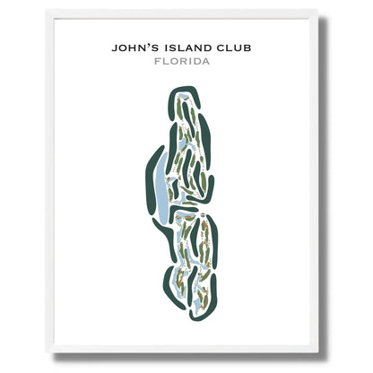 John's Island Club, Florida - Printed Golf Courses