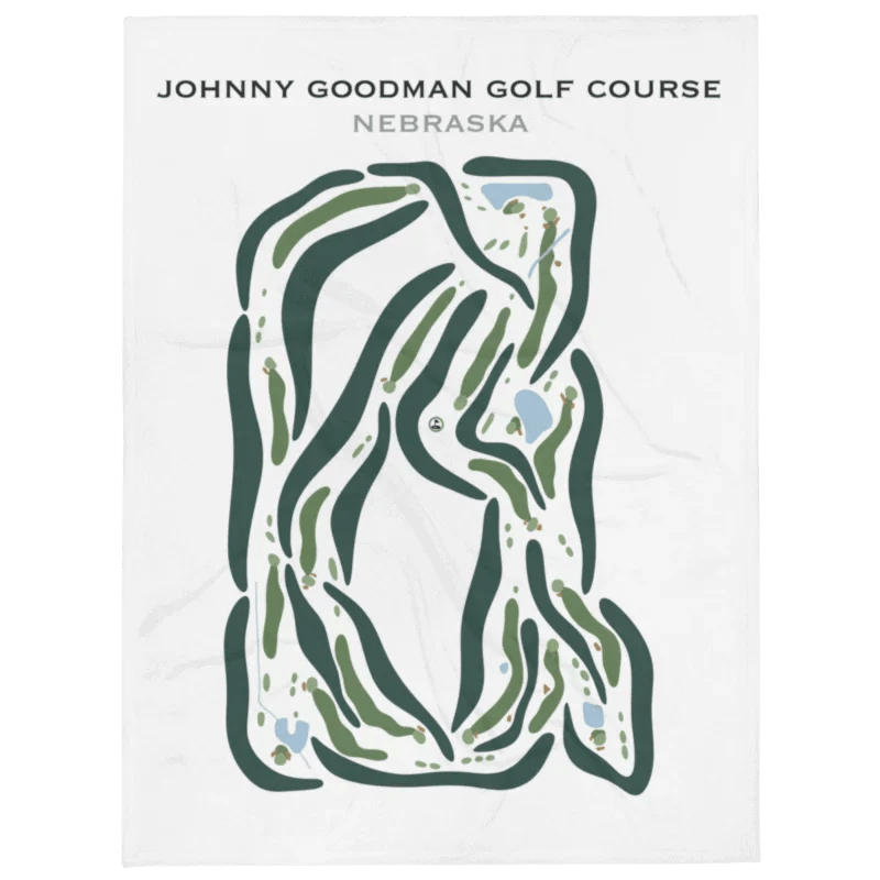 Johnny Goodman Golf Course, Nebraska - Printed Golf Courses