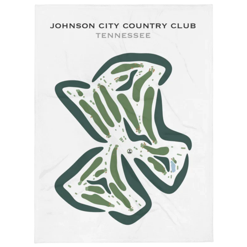Johnson City Country Club, Tennessee - Printed Golf Courses