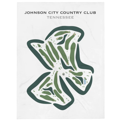 Johnson City Country Club, Tennessee - Printed Golf Courses
