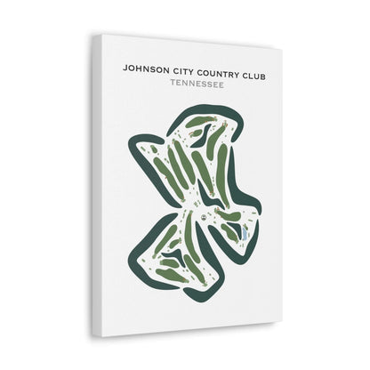 Johnson City Country Club, Tennessee - Printed Golf Courses