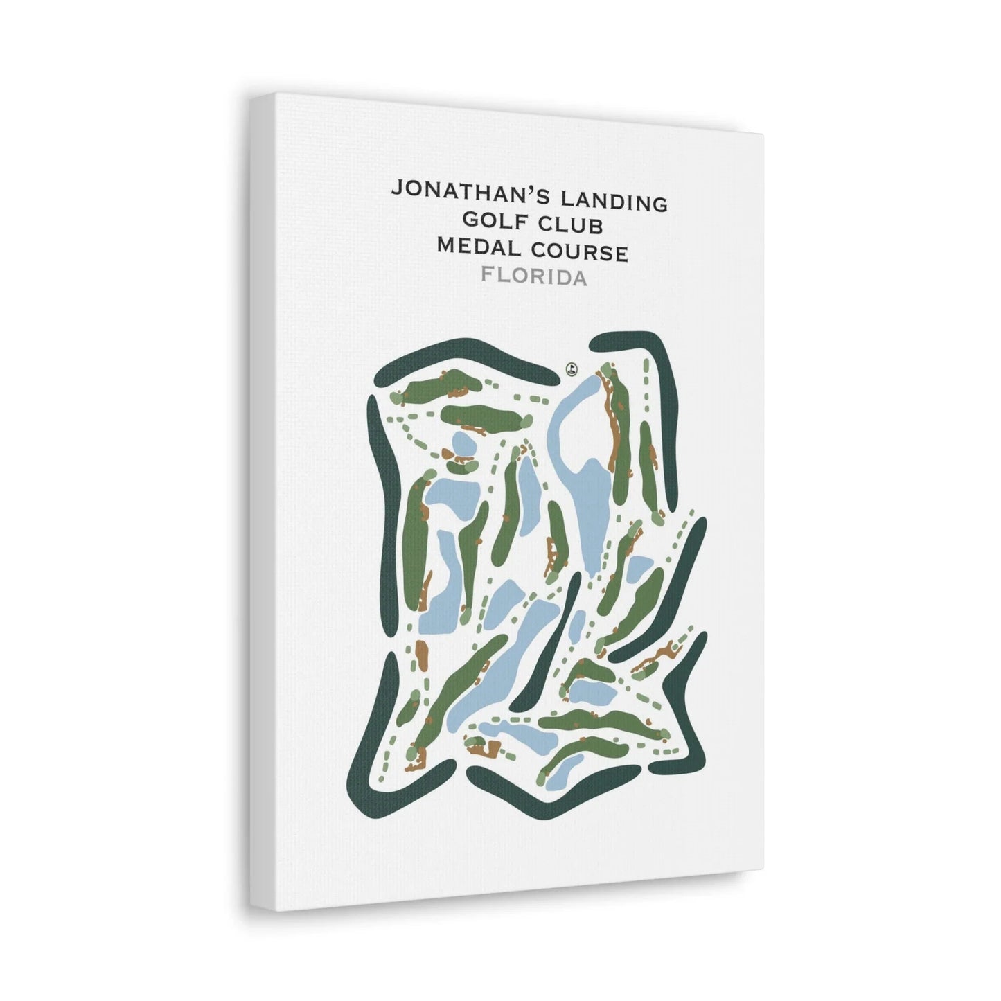 Jonathan's Landing Golf Club- Medal Course, Florida - Printed Golf Courses
