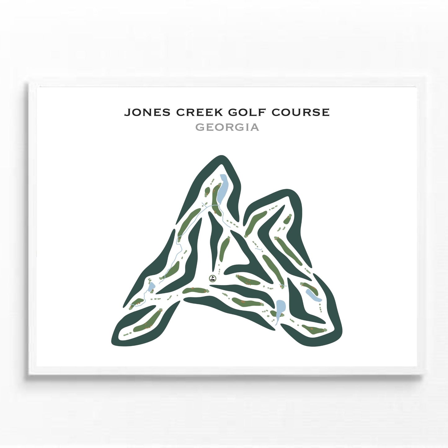 Jones Creek Golf Course, Georgia - Printed Golf Courses