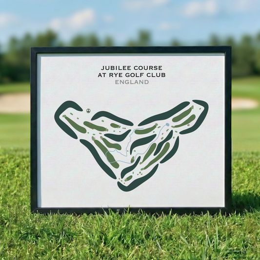 Jubilee Course at Rye Golf Club, England - Printed Golf Courses