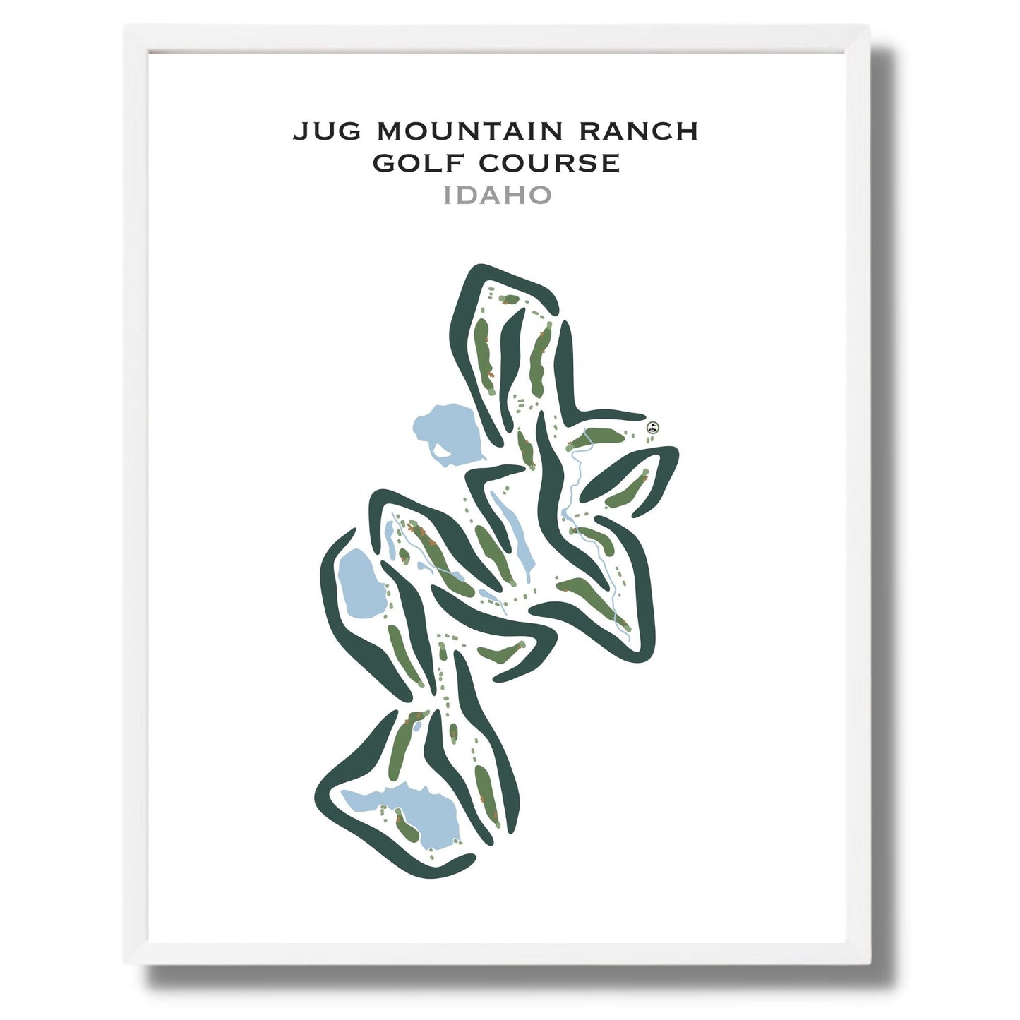 Jug Mountain Ranch Golf Course, Idaho - Printed Golf Courses