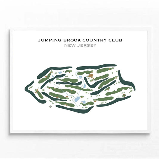 Jumping Brook Country Club, New Jersey - Printed Golf Course
