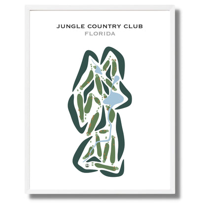The Jungle Country Club, Florida - Printed Golf Courses