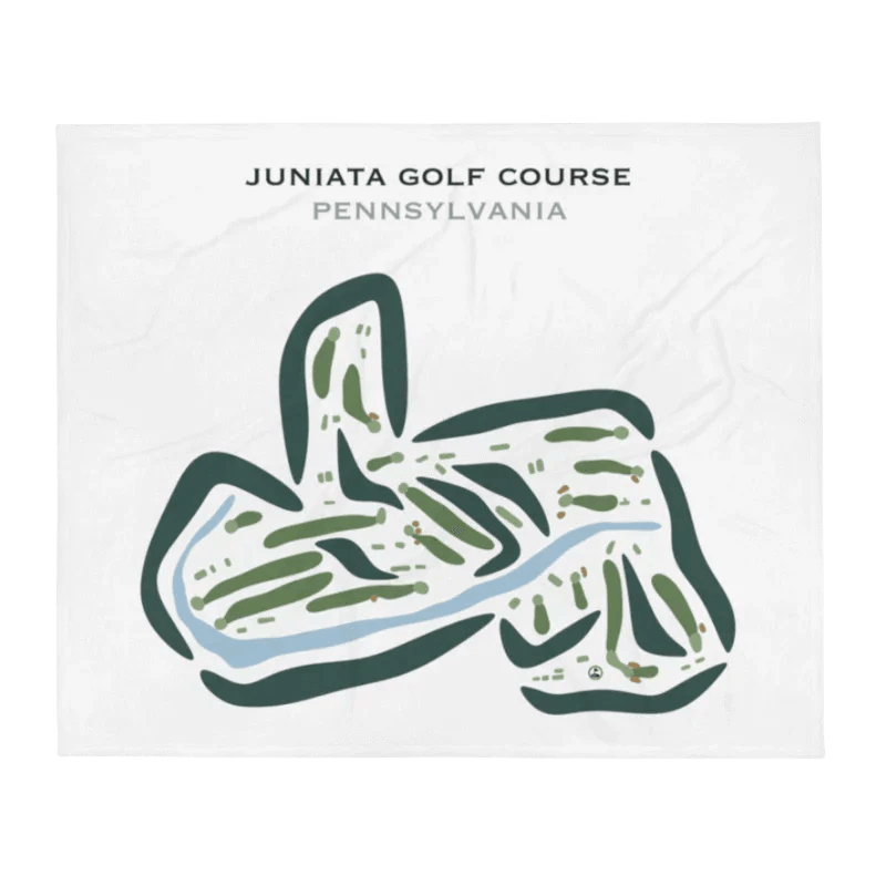 Juniata Golf Club, Pennsylvania - Printed Golf Course