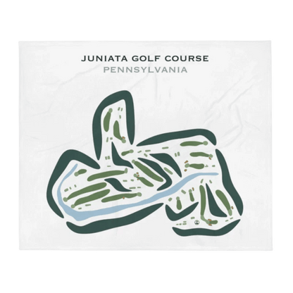 Juniata Golf Club, Pennsylvania - Printed Golf Course