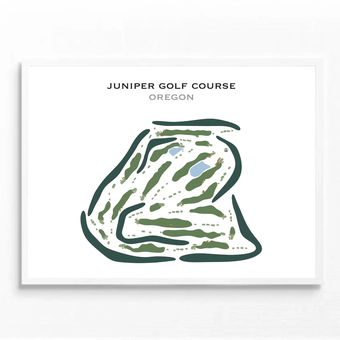 Juniper Golf Course, Oregon - Printed Golf Courses