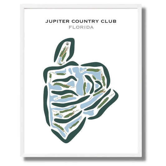 Jupiter Country Club, Florida - Printed Golf Courses