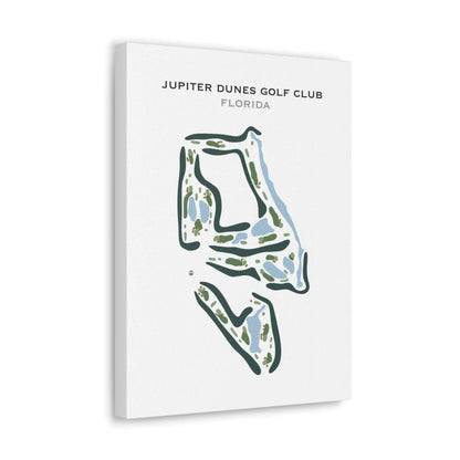 Jupiter Dunes Golf Club, Florida - Printed Golf Course