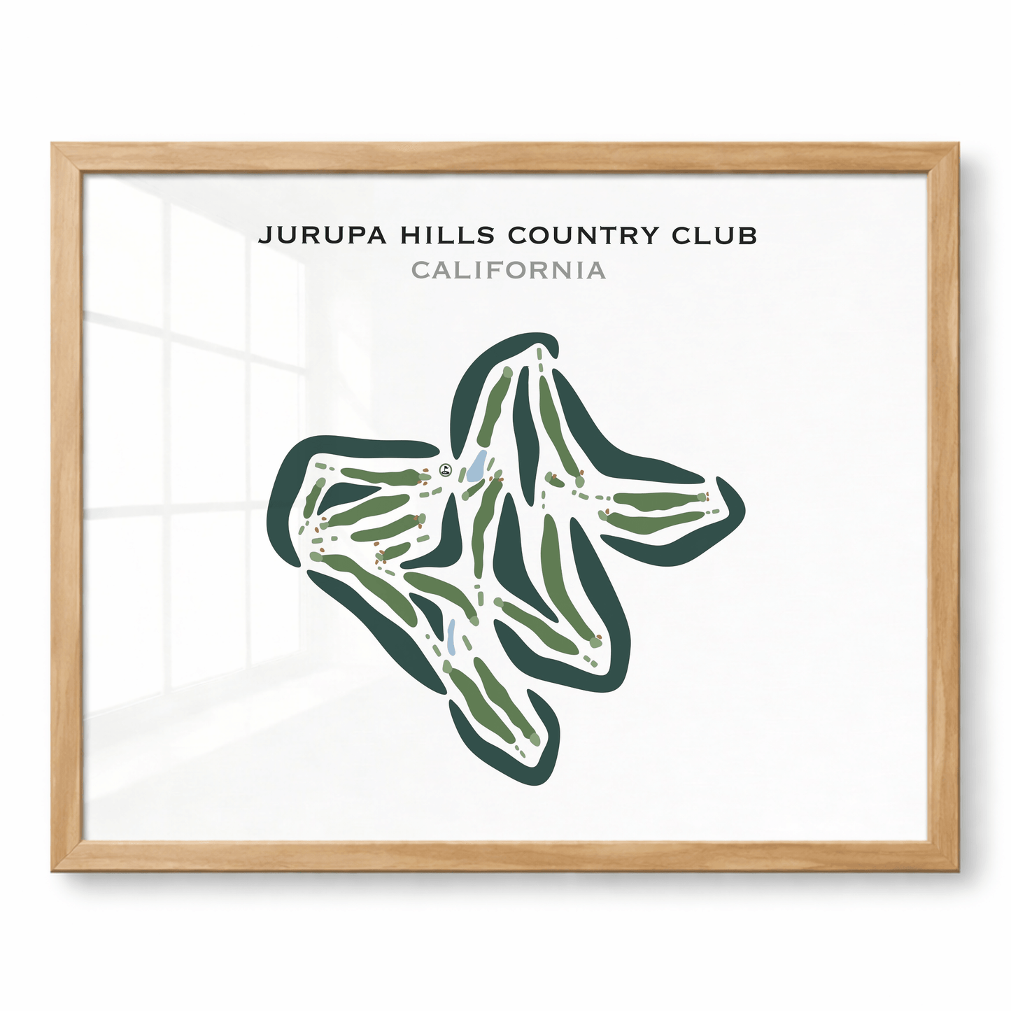 Jurupa Hills Country Club, California - Printed Golf Courses