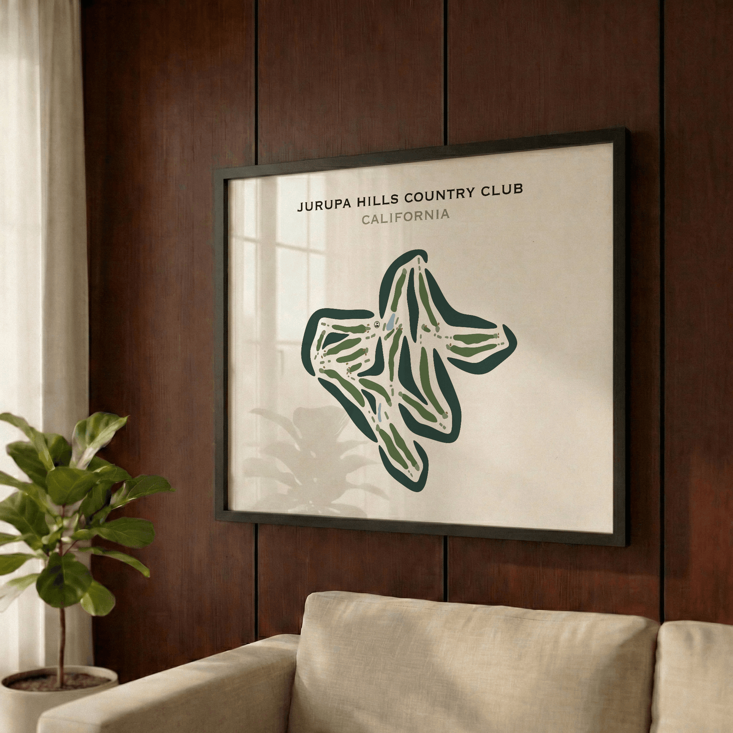 Jurupa Hills Country Club, California - Printed Golf Courses