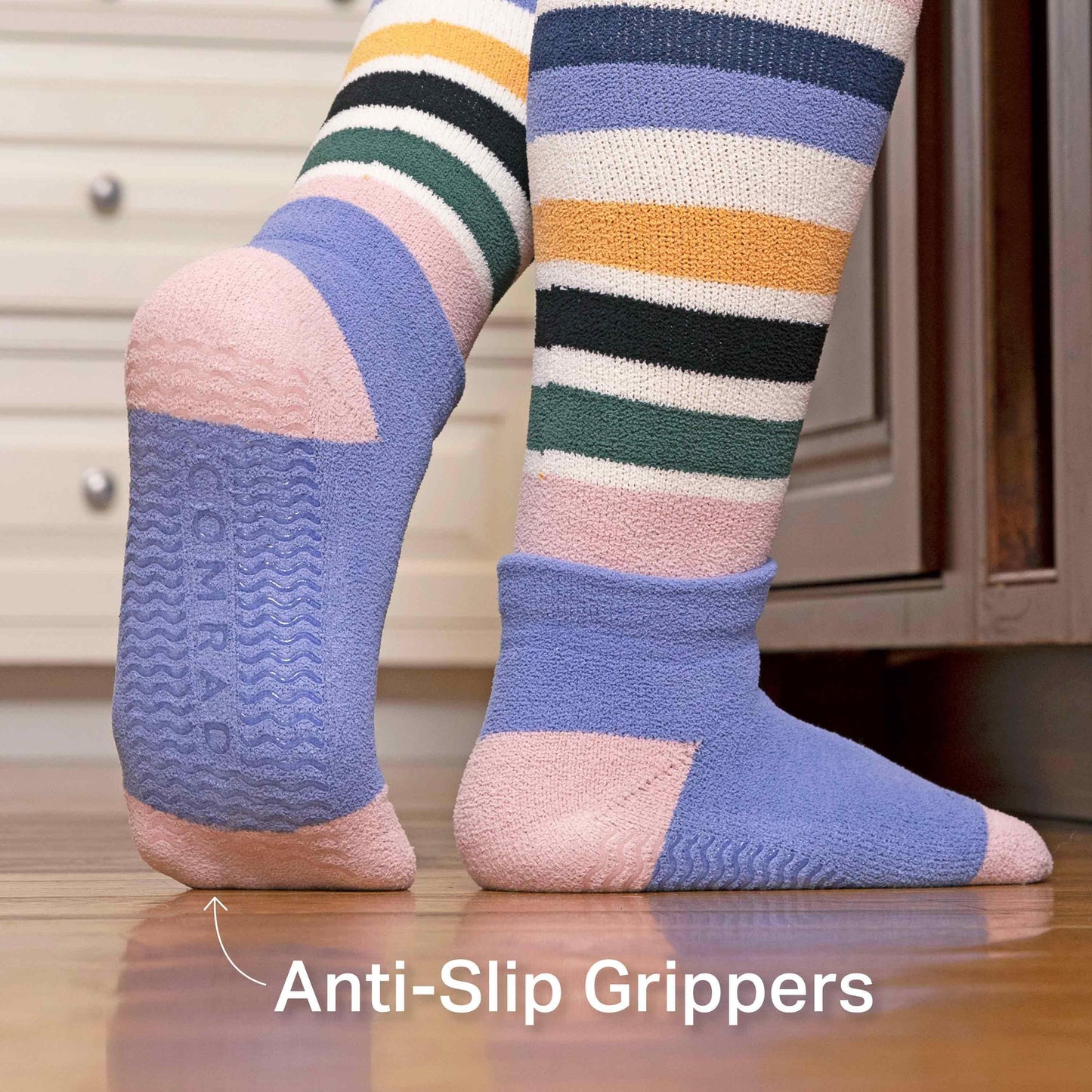 KCS-MS-3972-L1-knee-high-cozy-poly-stripes_multi_onbody3-lil - GOLF LEAGUE