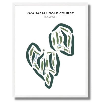 Ka'anapali Golf Course, Hawaii - Printed Golf Courses
