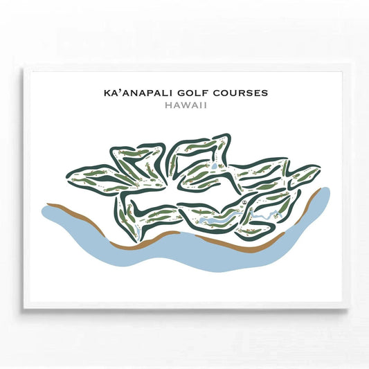 Ka'anapali Golf Courses, Hawaii - Printed Golf Courses