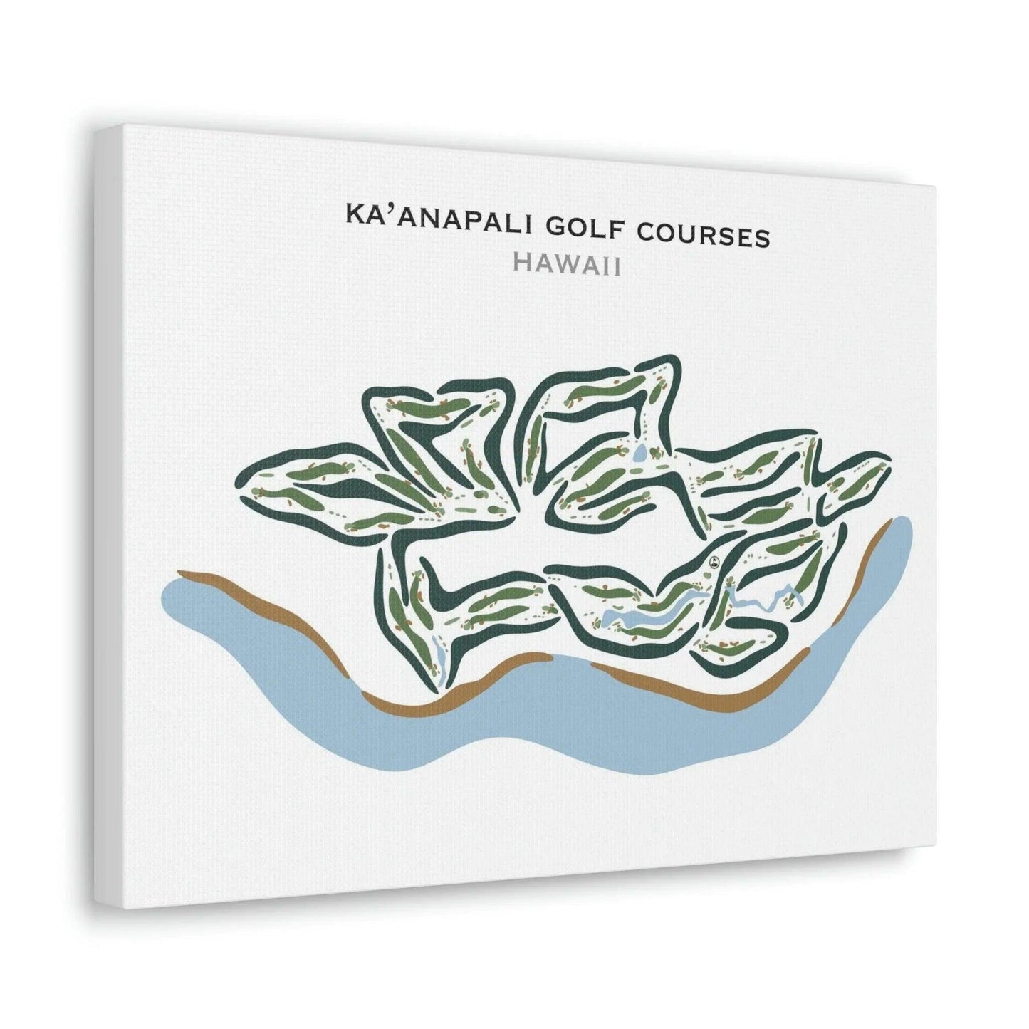 Ka'anapali Golf Courses, Hawaii - Printed Golf Courses
