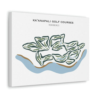 Ka'anapali Golf Courses, Hawaii - Printed Golf Courses