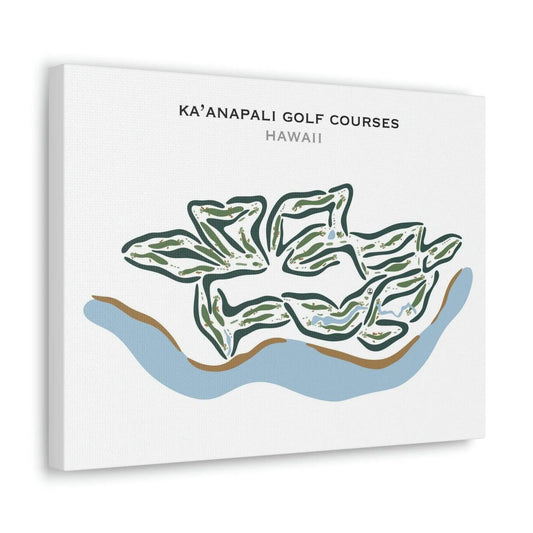 Ka'anapali Golf Courses, Hawaii - Printed Golf Courses
