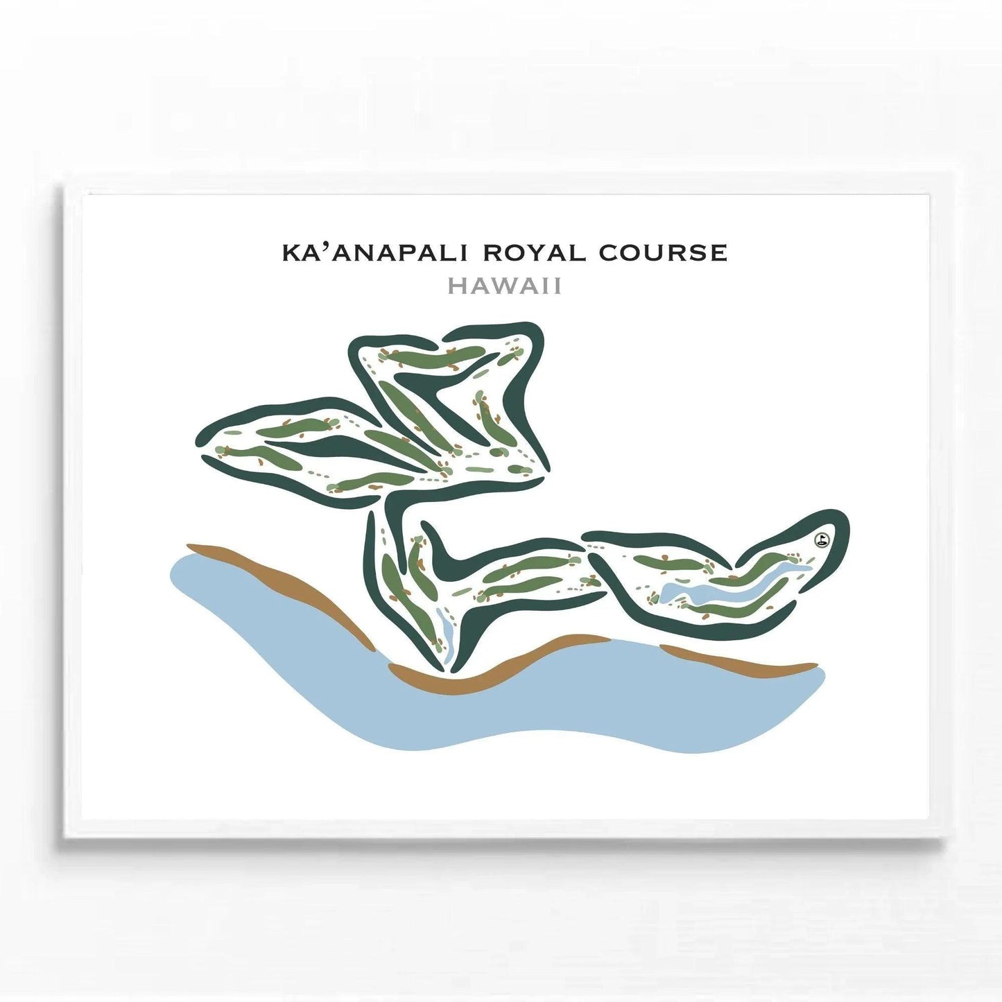 Ka’anapali, Royal Golf Course, Hawaii - Printed Golf Courses