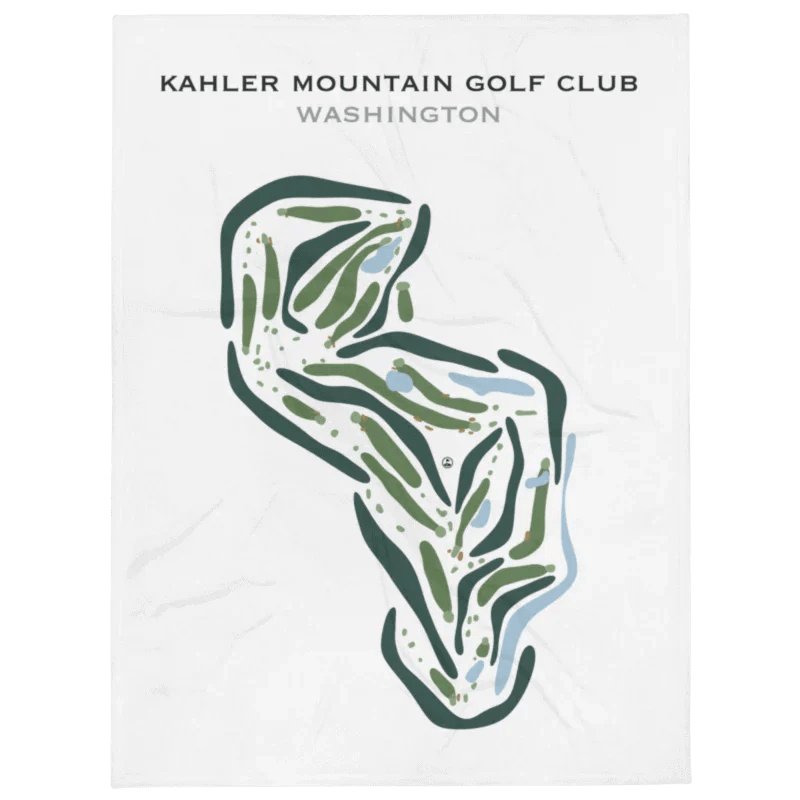 Kahler Mountain Golf Club, Washington - Printed Golf Courses