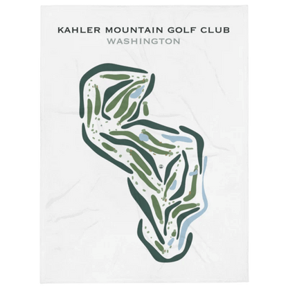 Kahler Mountain Golf Club, Washington - Printed Golf Courses