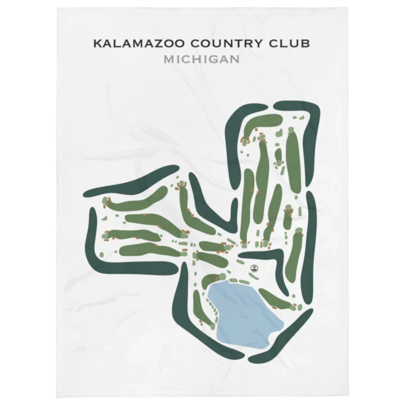Kalamazoo Country Club, Michigan - Printed Golf Courses
