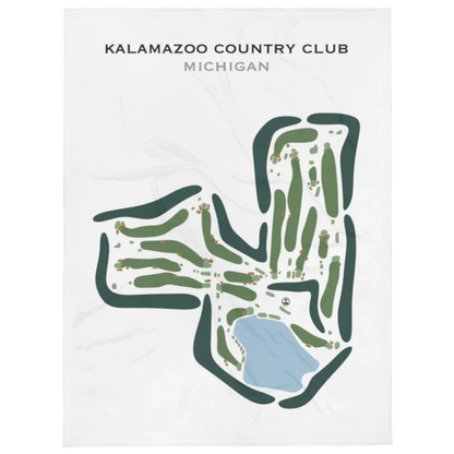 Kalamazoo Country Club, Michigan - Printed Golf Courses