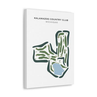 Kalamazoo Country Club, Michigan - Printed Golf Courses