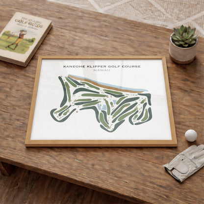 Kaneohe Klipper Golf Course, Hawaii - Printed Golf Course