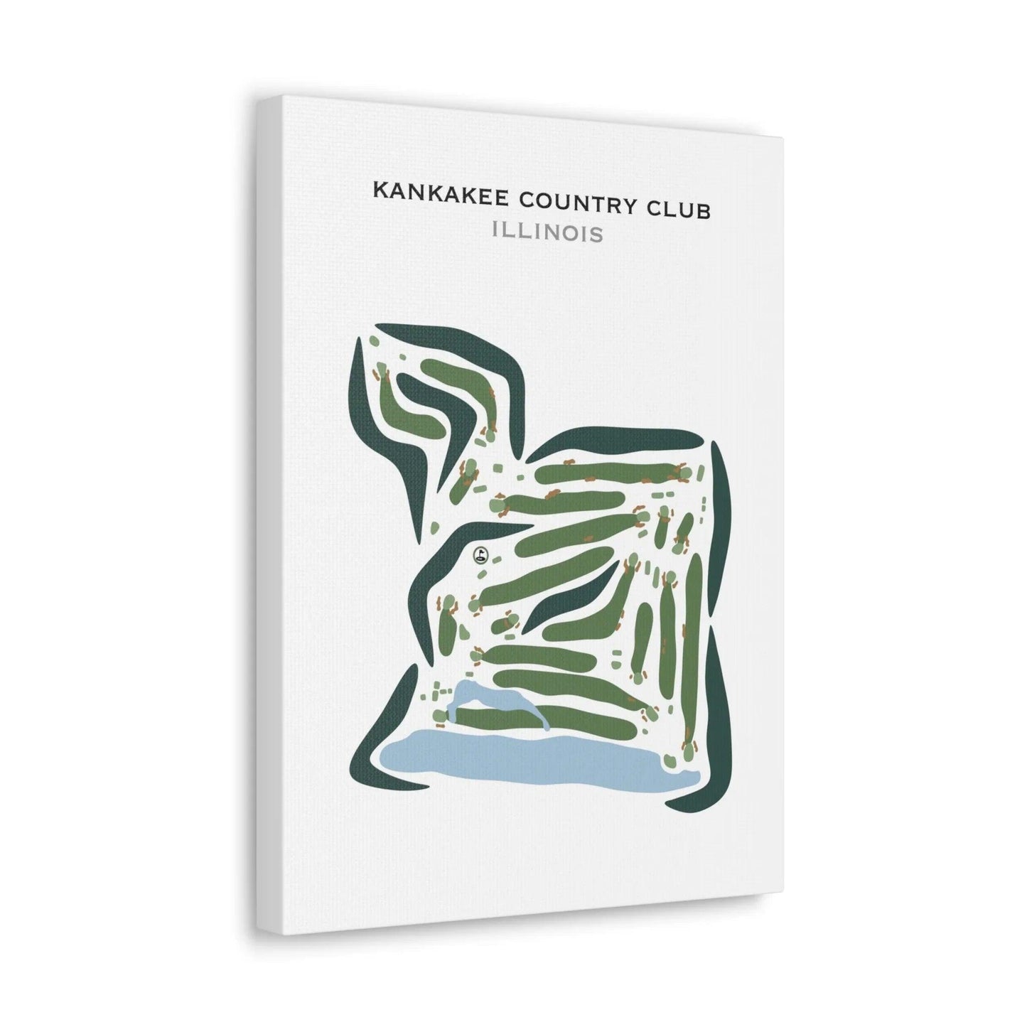 Kankakee Country Club, Illinois - Printed Golf Courses