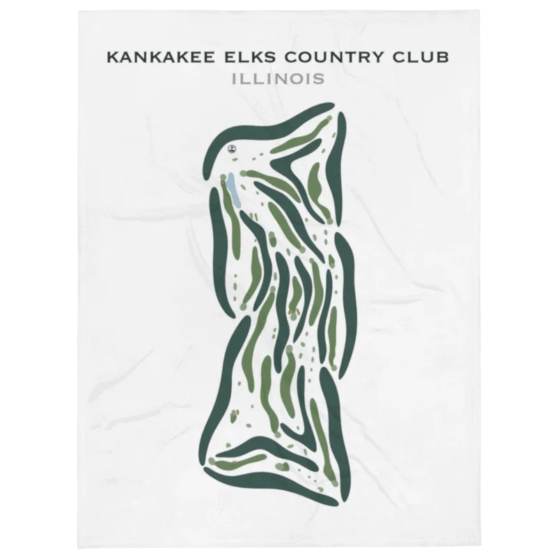 Kankakee Elks Country Club, Illinois - Printed Golf Courses