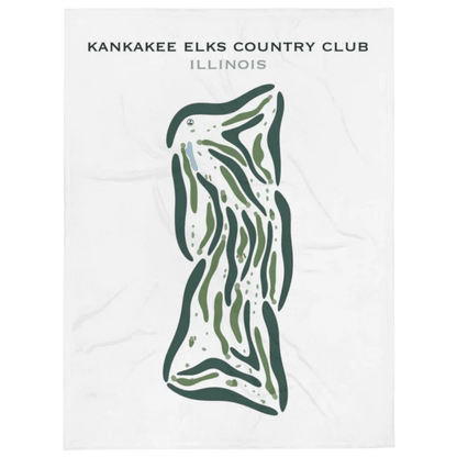 Kankakee Elks Country Club, Illinois - Printed Golf Courses