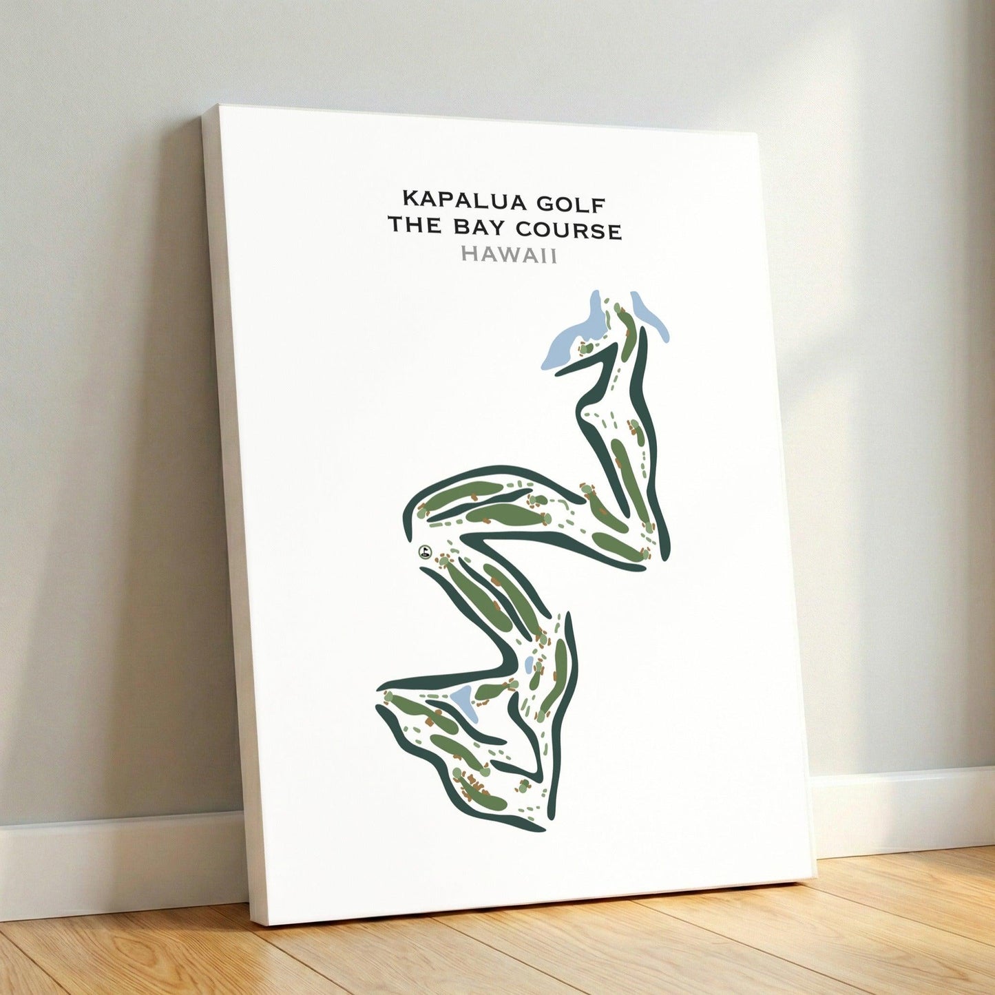 Kapalua Golf The Bay Course, Hawaii - Printed Golf Courses