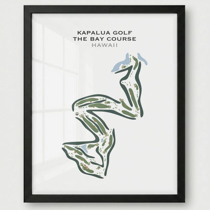 Kapalua Golf The Bay Course, Hawaii - Printed Golf Courses