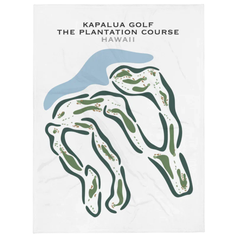 Kapalua Golf , The Plantation Course, Hawaii - Printed Golf Courses
