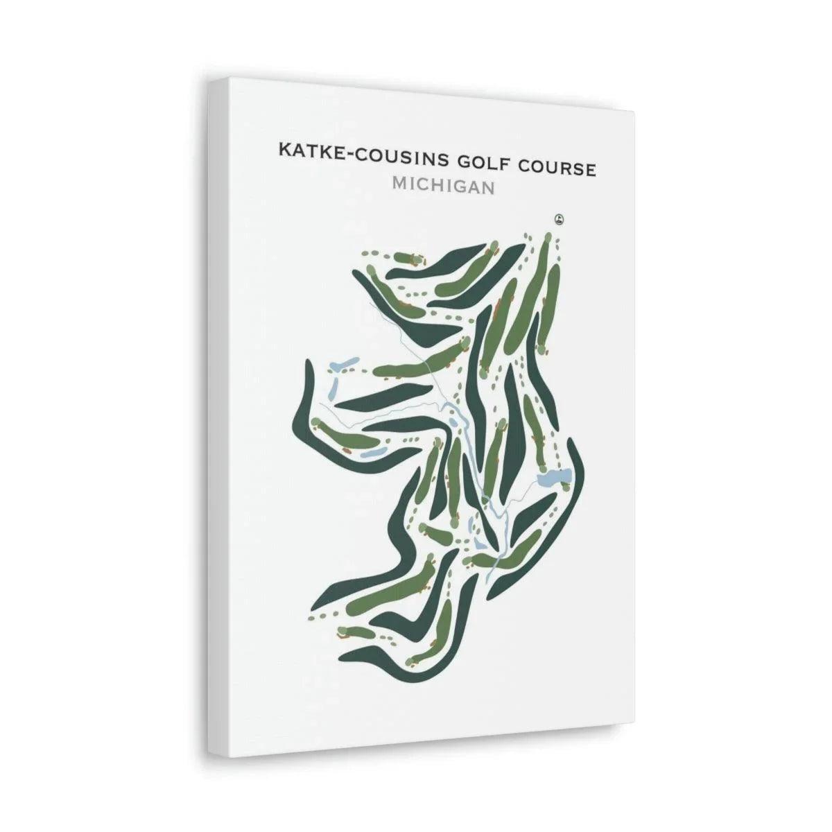 Katke - Cousins Golf Course, Michigan - Printed Golf Courses
