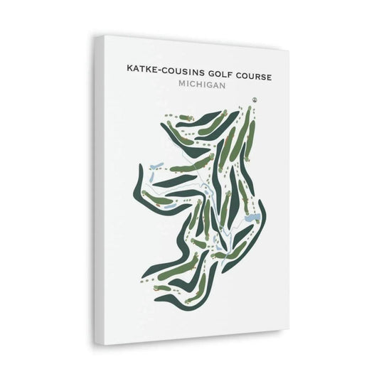 Katke - Cousins Golf Course, Michigan - Printed Golf Courses