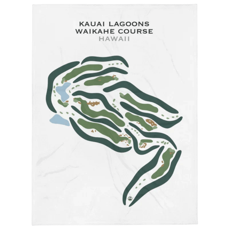 Kauai Lagoons Kiele Waikahe Course, Hawaii - Printed Golf Courses
