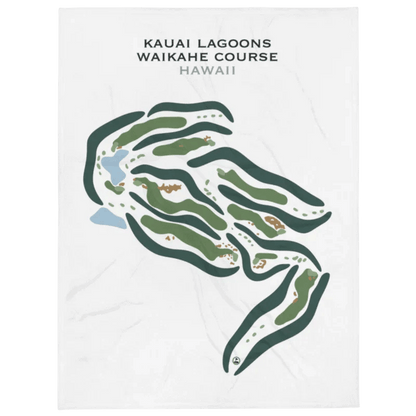 Kauai Lagoons Kiele Waikahe Course, Hawaii - Printed Golf Courses