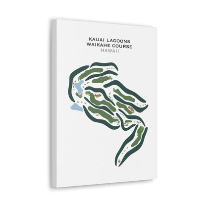 Kauai Lagoons Kiele Waikahe Course, Hawaii - Printed Golf Courses