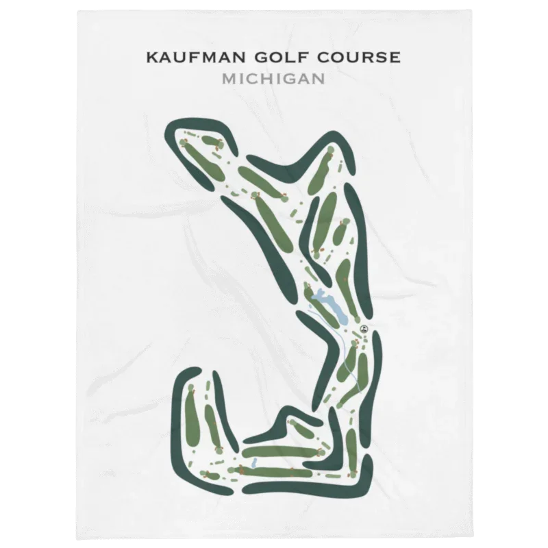Kaufman Golf Course, Michigan - Printed Golf Courses