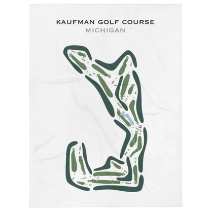 Kaufman Golf Course, Michigan - Printed Golf Courses