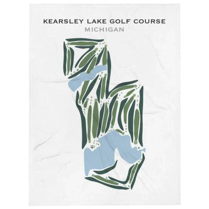 Kearsley Lake Golf Course, Michigan - Printed Golf Courses