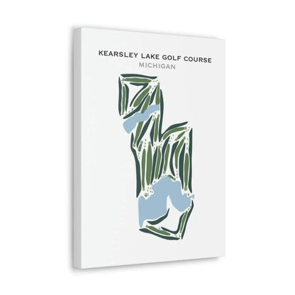 Kearsley Lake Golf Course, Michigan - Printed Golf Courses
