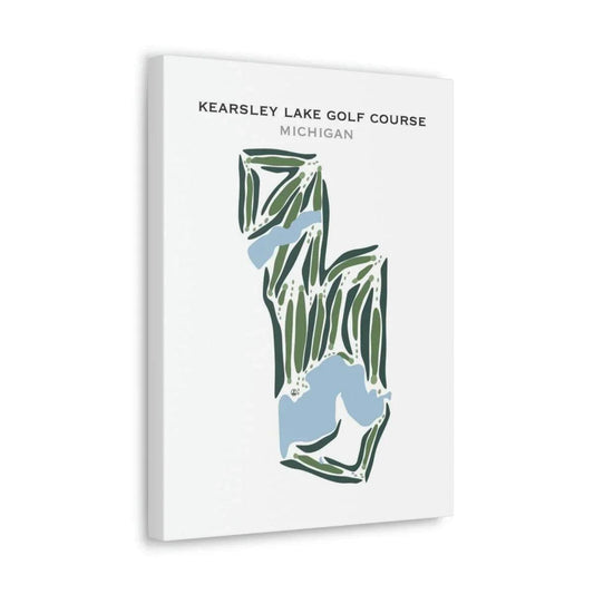 Kearsley Lake Golf Course, Michigan - Printed Golf Courses