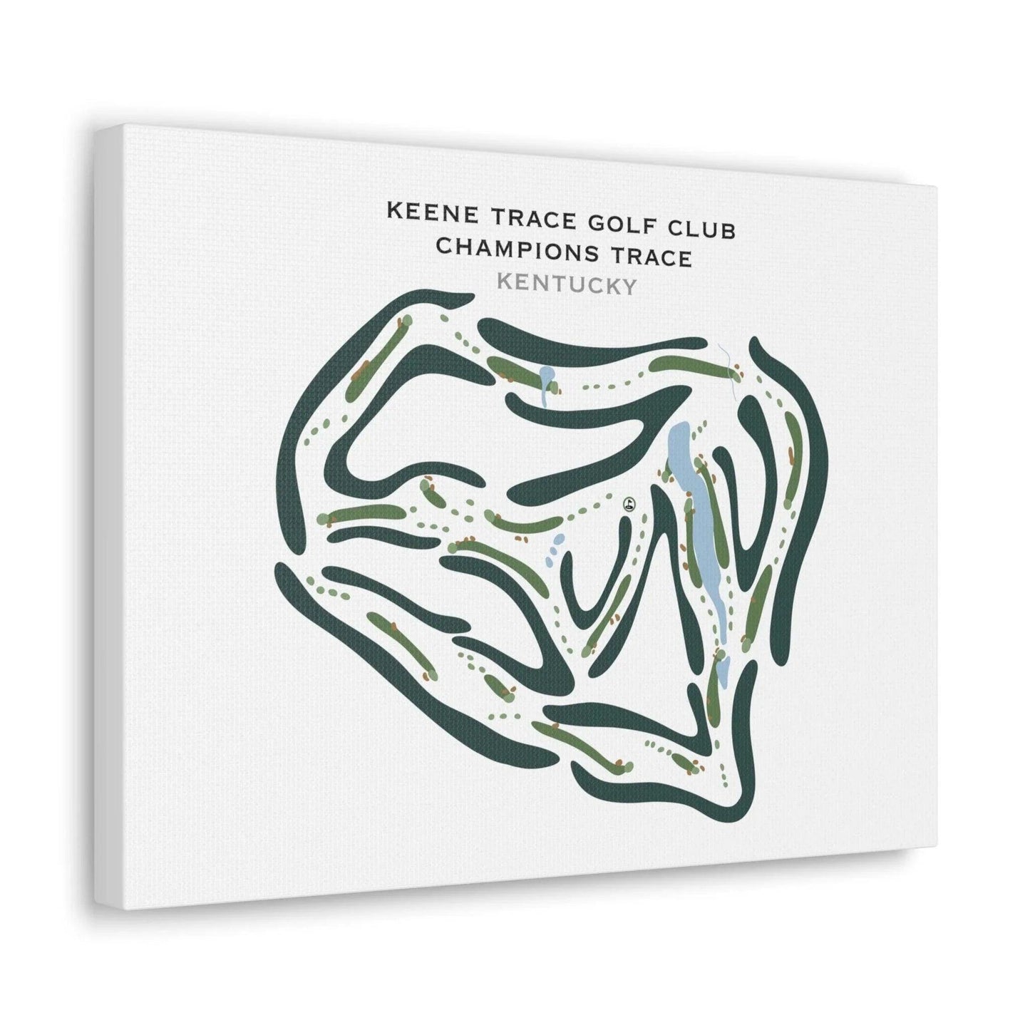 Keene Trace Golf Club Champions Trace, Kentucky - Printed Golf Courses